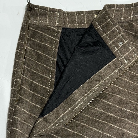 Purnell Skirt Santa Barbara Work Wear Woolies Wrapper Delight Brown Women 4/27 - Picture 3 of 12